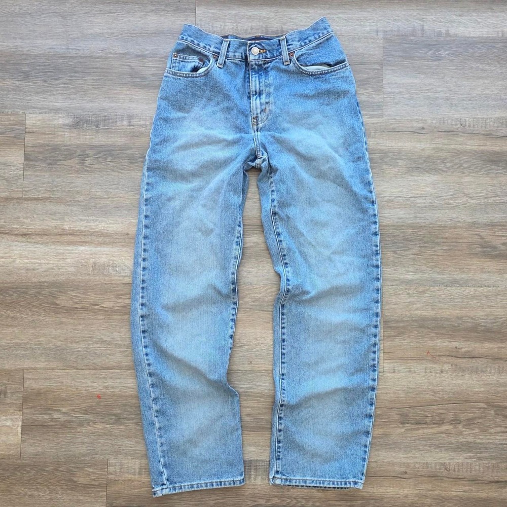 Vintage 90s Limited Jeans USA Wide Leg Light Wash Denim Pants Size 4 Regular